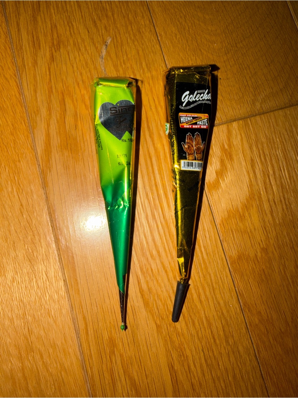 BRAND NEW bundle of 2 Henna Cones
